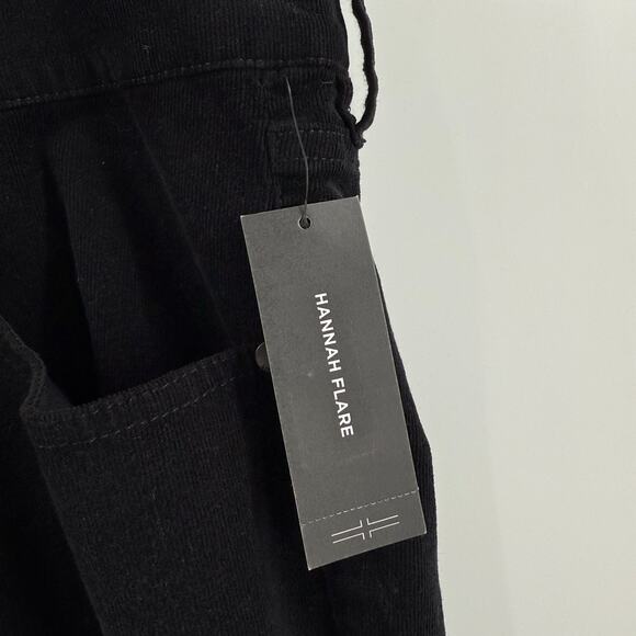 LIVERPOOL Hannah Flare Corduroy Pants Size 18W Onyx Black Stretch Plus Curvy NWT - Picture 5 of 16
